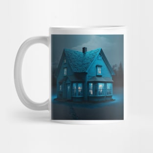 Blue House Mug